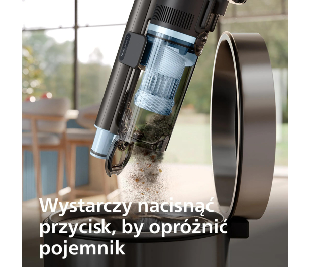 Philips XC7163/01 Odkurzacz pionowy Aqua Pet, niebieski - 1486259 - zdjęcie 3